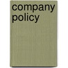 Company Policy by Virginia Beech