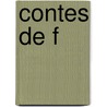 Contes De F by Robert de Bonni