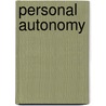 Personal Autonomy door Onbekend