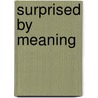 Surprised By Meaning door Alister McGrath