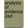 Analysis of Evidence 2ed door William Twinning