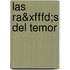 Las Ra&xfffd;s Del Temor