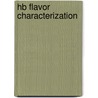 Hb Flavor Characterization door Kathryn Deibler