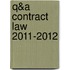 Q&A Contract Law 2011-2012