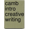 Camb Intro Creative Writing door David Morley