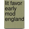 Lit Favor Early Mod England by Curtis Perry