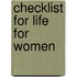 Checklist For Life For Women