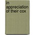 In Appreciation of Their Cox