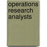 Operations Research Analysts door Stephen Gladwell