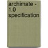 Archimate - 1.0 Specification