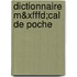 Dictionnaire M&xfffd;cal De Poche