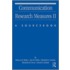Communication Research Measures Ii