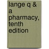 Lange Q & A Pharmacy, Tenth Edition door Hall Gary