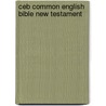 Ceb Common English Bible New Testament door Abingdon Press