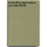 Ern&xfffd;ungsmedizin Und Di&xfffd;tik door Walter Burghardt