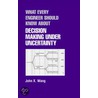 Weeska Decision Making Under Uncertainty door John X. Wang