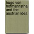 Hugo Von Hofmannsthal And The Austrian Idea