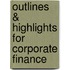 Outlines & Highlights For Corporate Finance