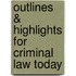Outlines & Highlights For Criminal Law Today