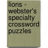Lions - Webster's Specialty Crossword Puzzles door Inc. Icon Group International