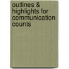 Outlines & Highlights For Communication Counts door David Worley
