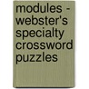 Modules - Webster's Specialty Crossword Puzzles door Inc. Icon Group International