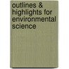 Outlines & Highlights For Environmental Science by William Cunningham