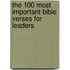 The 100 Most Important Bible Verses for Leaders