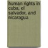 Human Rights in Cuba, El Salvador, and Nicaragua