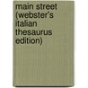 Main Street (Webster's Italian Thesaurus Edition) door Inc. Icon Group International