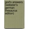 God's Answers (Webster's German Thesaurus Edition) door Inc. Icon Group International