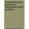 Monitoring And Control Of Information-Poor Systems door Arthur L.L. Dexter