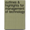 Outlines & Highlights For Management Of Technology door Hans Thamhain