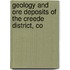 Geology And Ore Deposits Of The Creede District, Co
