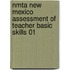 Nmta New Mexico Assessment Of Teacher Basic Skills 01