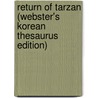 Return Of Tarzan (Webster's Korean Thesaurus Edition) by Inc. Icon Group International