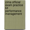 Cima Official Exam Practice Kit Performance Management door Julia Killick