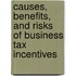 Causes, Benefits, and Risks of Business Tax Incentives