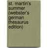 St. Martin's Summer (Webster's German Thesaurus Edition) door Inc. Icon Group International