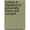 Outlines & Highlights For Personality Theory And Research by Gordon Flett