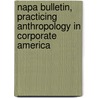 Napa Bulletin, Practicing Anthropology In Corporate America door Ann Jordan