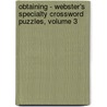Obtaining - Webster's Specialty Crossword Puzzles, Volume 3 by Inc. Icon Group International