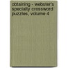 Obtaining - Webster's Specialty Crossword Puzzles, Volume 4 door Inc. Icon Group International