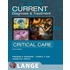 Current Diagnosis And Treatment Critical Care, Third Edition