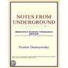 Notes from Underground (Webster''s Spanish Thesaurus Edition) door Reference Icon Reference