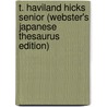T. Haviland Hicks Senior (Webster's Japanese Thesaurus Edition) door Inc. Icon Group International