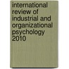 International Review of Industrial and Organizational Psychology 2010 door Keith Hodgkinson