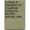 Outlines & Highlights For Bryophyte Biology By Bernard Goffinet, Isbn door Cram101 Reviews