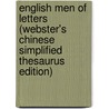 English Men Of Letters (Webster's Chinese Simplified Thesaurus Edition) by Inc. Icon Group International