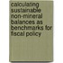 Calculating Sustainable Non-mineral Balances as Benchmarks for Fiscal Policy